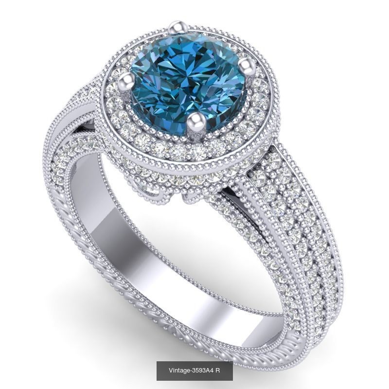 3DM 71 ENGAGEMENT RING FILES 3D Model Collection_64