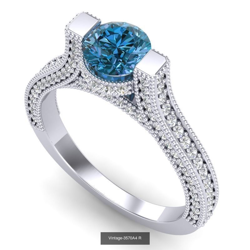3DM 71 ENGAGEMENT RING FILES 3D Model Collection_10