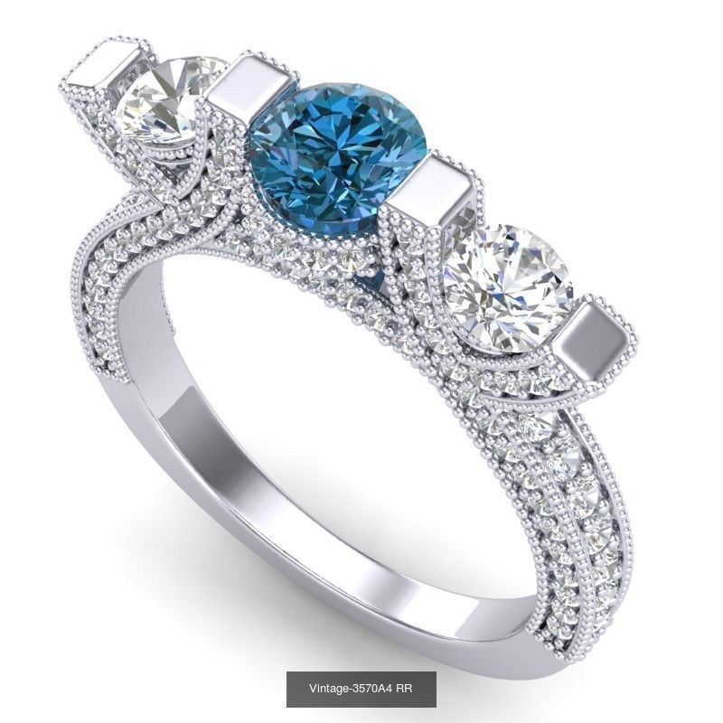 3DM 71 ENGAGEMENT RING FILES 3D Model Collection_9