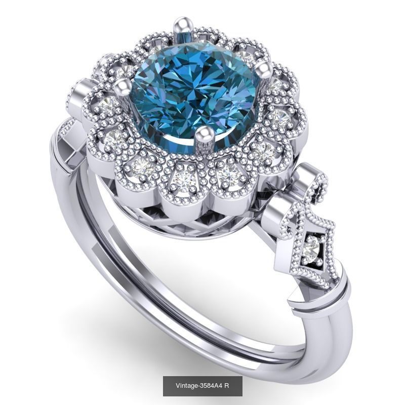 3DM 71 ENGAGEMENT RING FILES 3D Model Collection_77