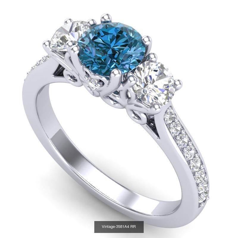 3DM 71 ENGAGEMENT RING FILES 3D Model Collection_18
