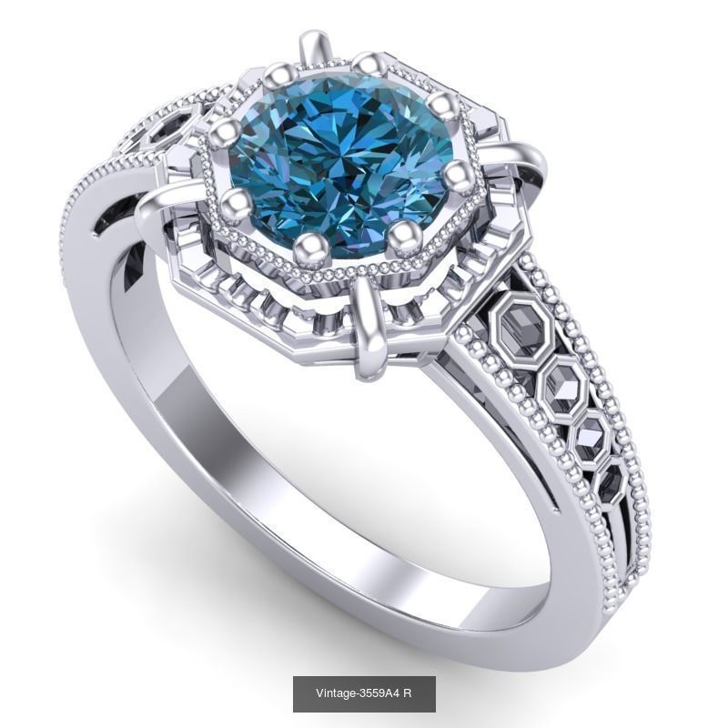 3DM 71 ENGAGEMENT RING FILES 3D Model Collection_27
