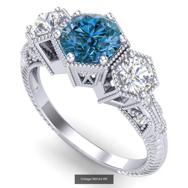 3DM 71 ENGAGEMENT RING FILES 3D Model Collection_53