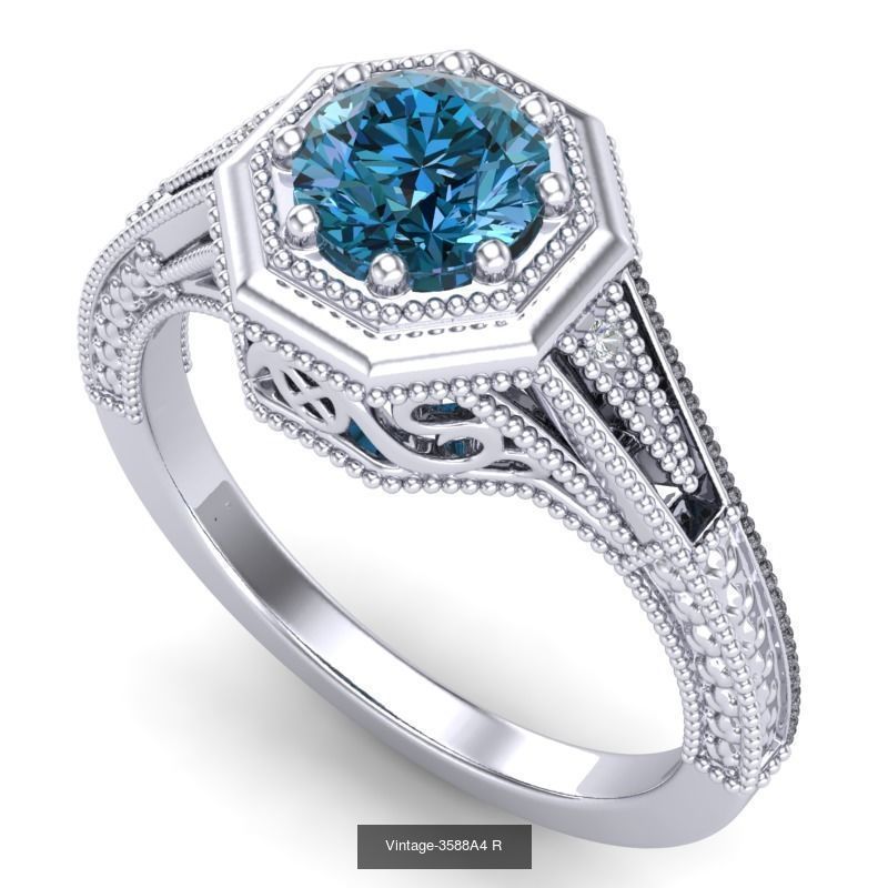 3DM 71 ENGAGEMENT RING FILES 3D Model Collection_71