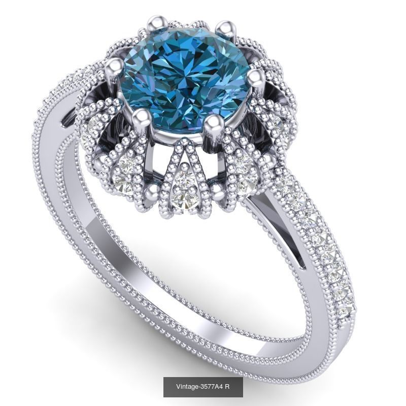 3DM 71 ENGAGEMENT RING FILES 3D Model Collection_28