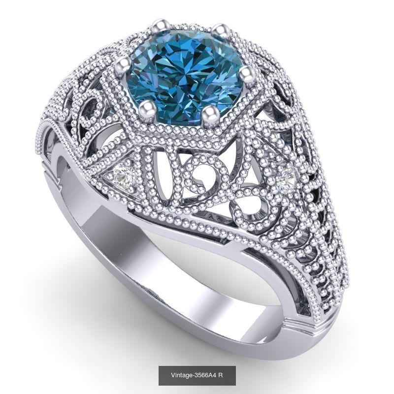 3DM 71 ENGAGEMENT RING FILES 3D Model Collection_14