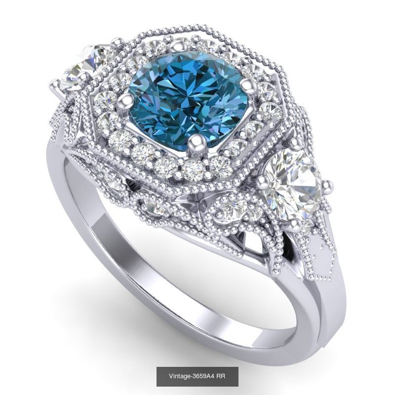 3DM 71 ENGAGEMENT RING FILES 3D Model Collection_29