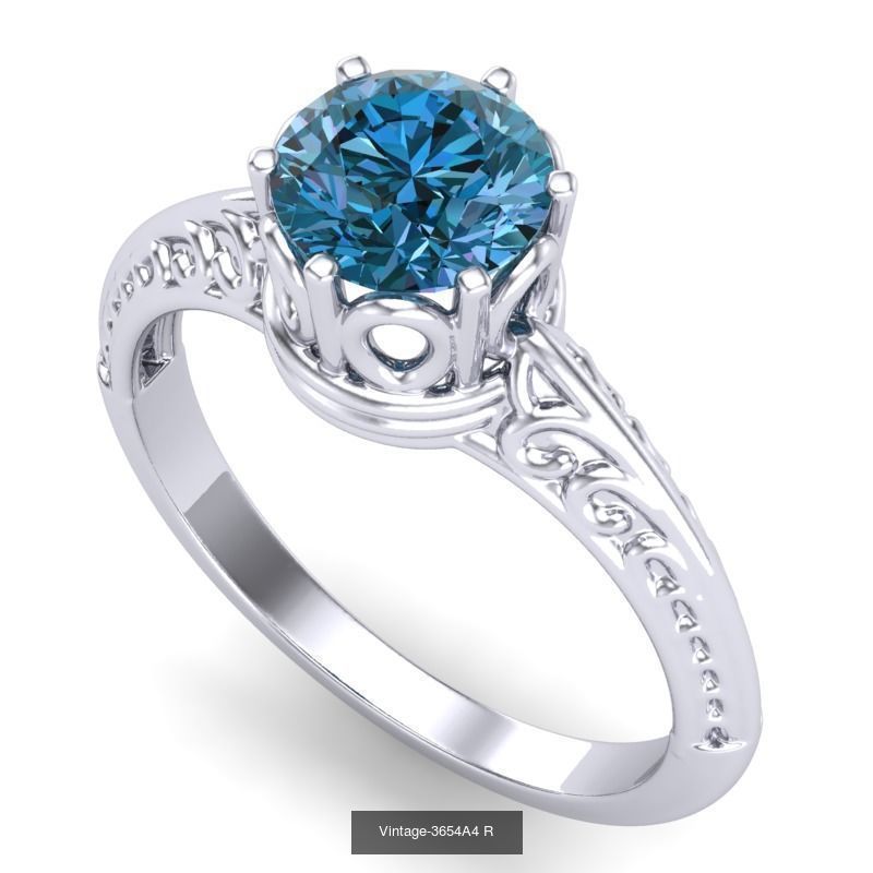 3DM 71 ENGAGEMENT RING FILES 3D Model Collection_48