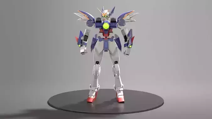 Gundam wings 3D model