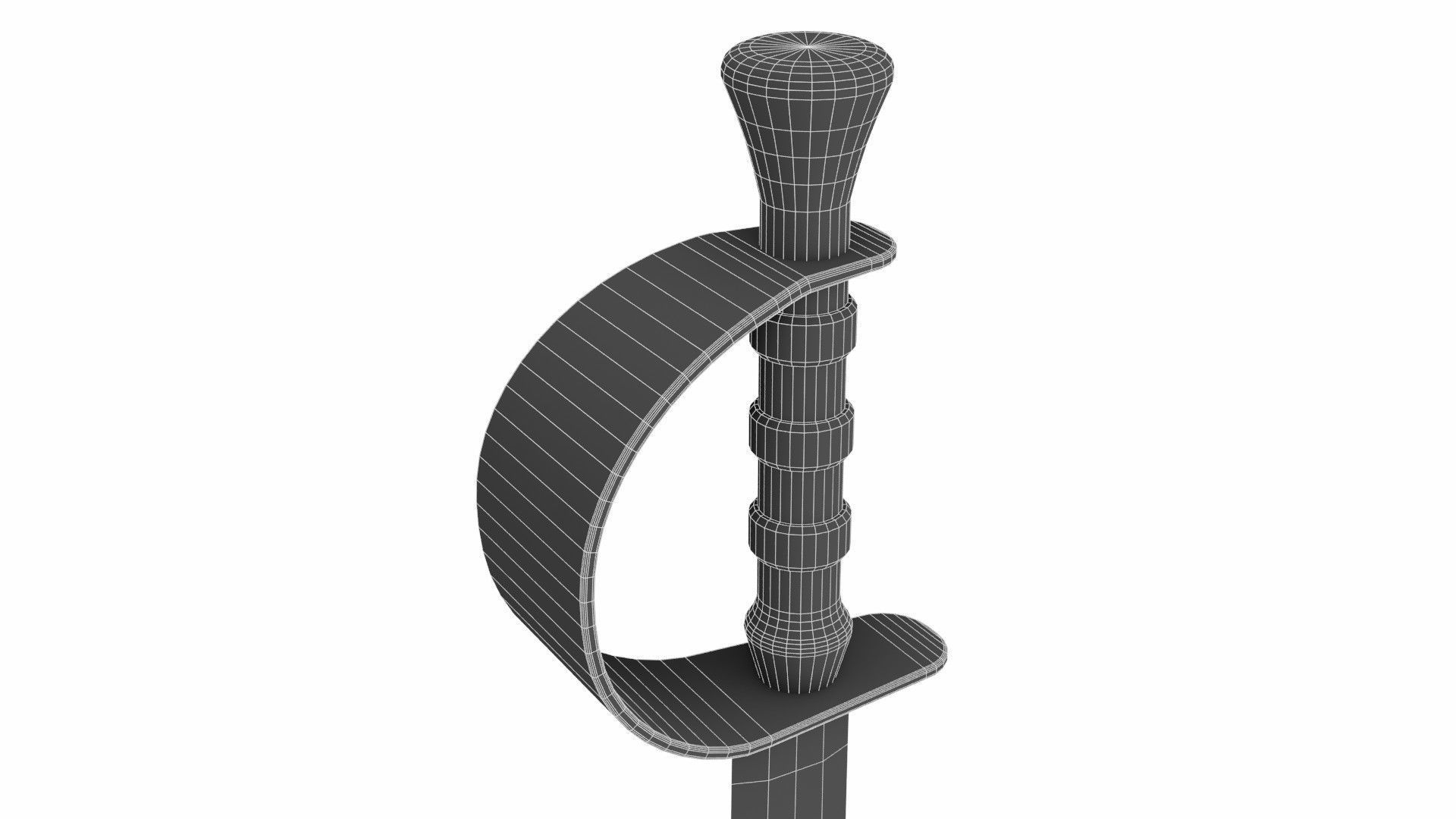 Sword 5 3D model_6
