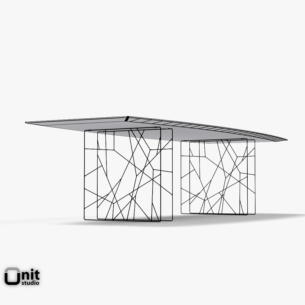 Table Synapsis by Porro 3D model_9