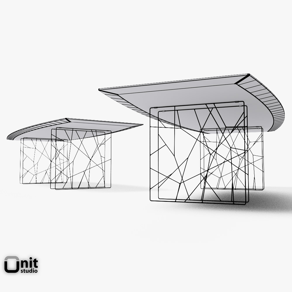 Table Synapsis by Porro 3D model_14