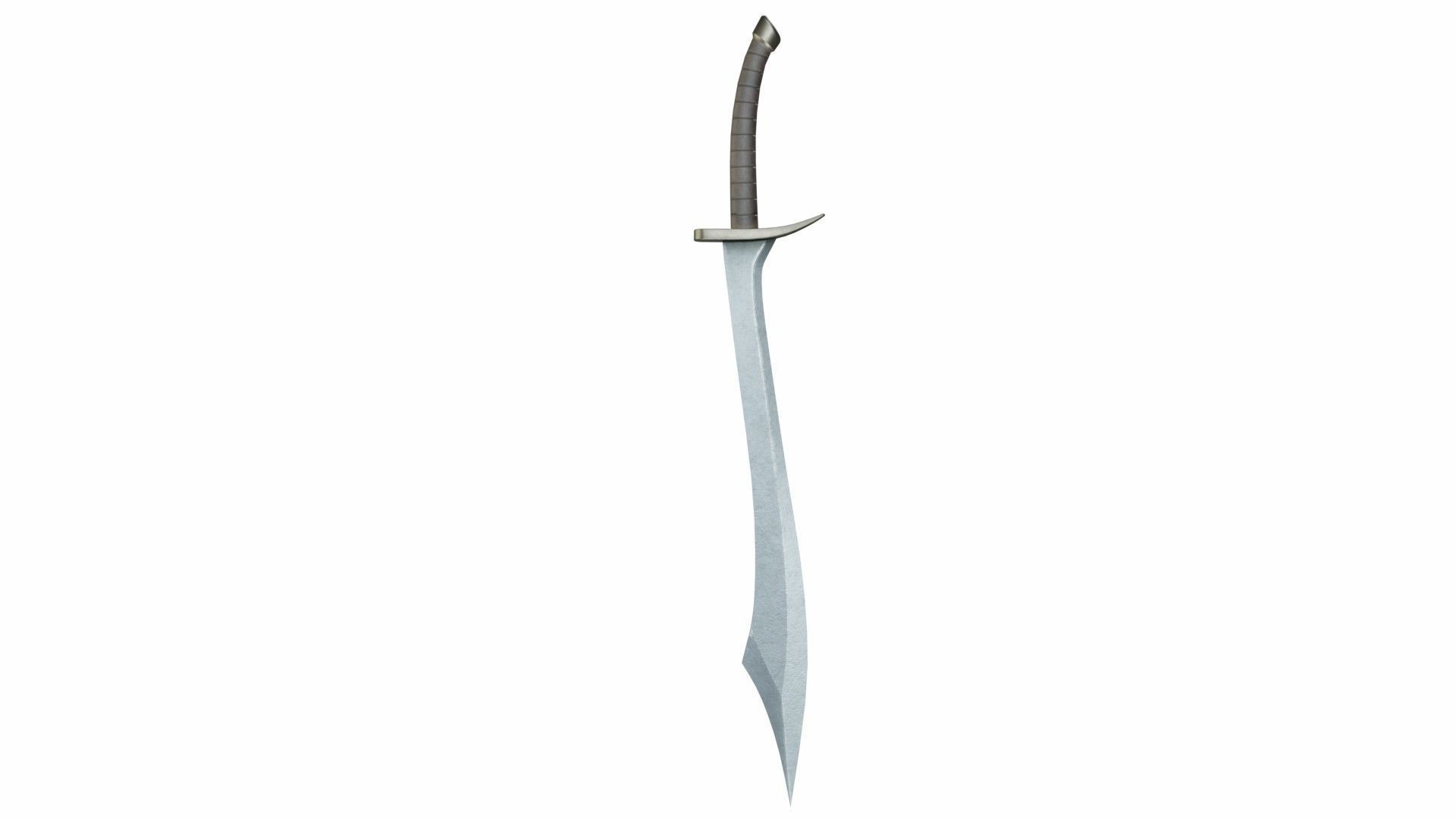 Collection of 36 curved swords 3D model_27