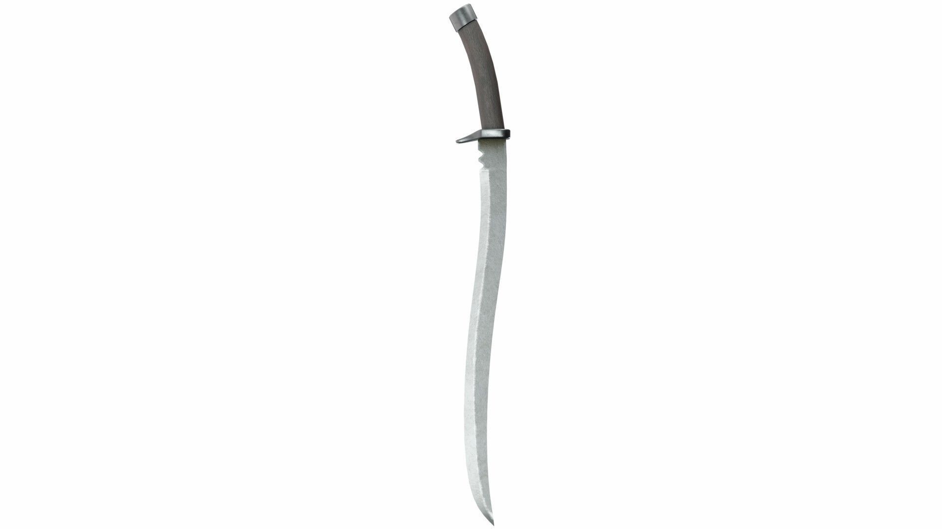 Collection of 36 curved swords 3D model_25