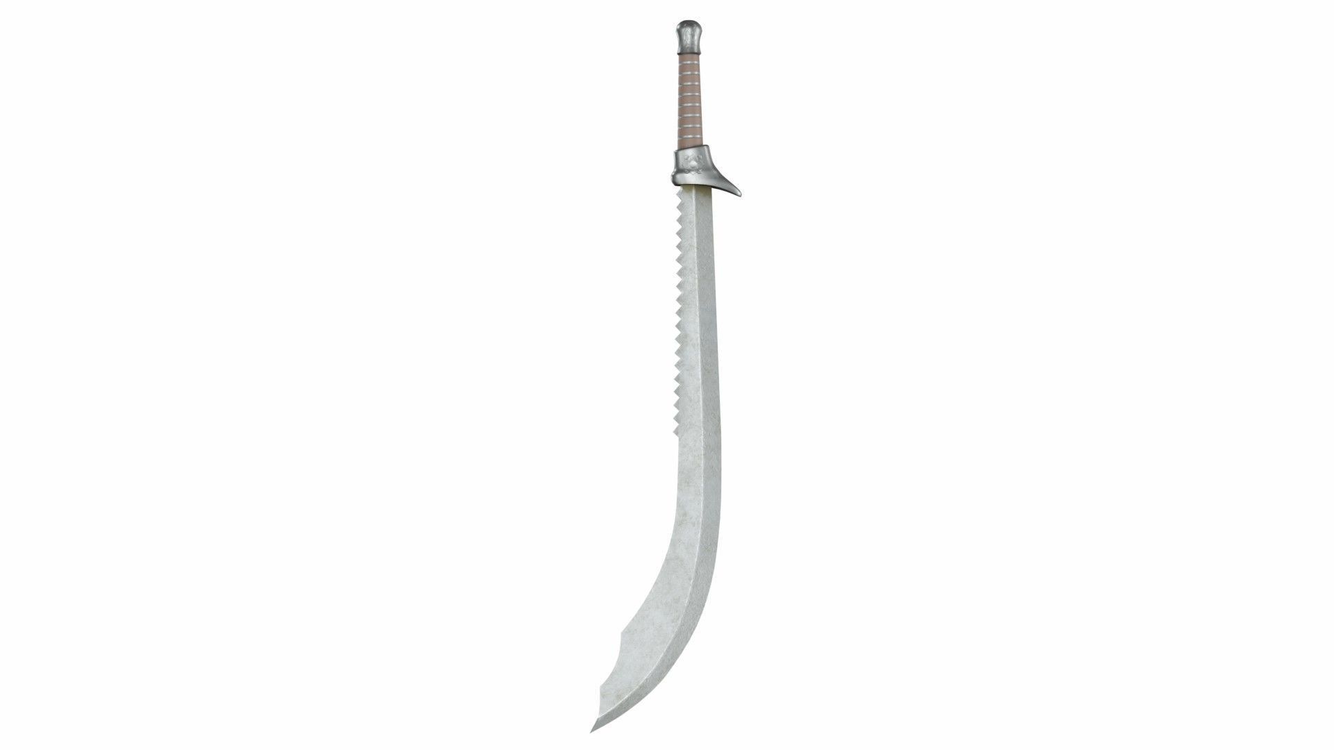 Collection of 36 curved swords 3D model_13