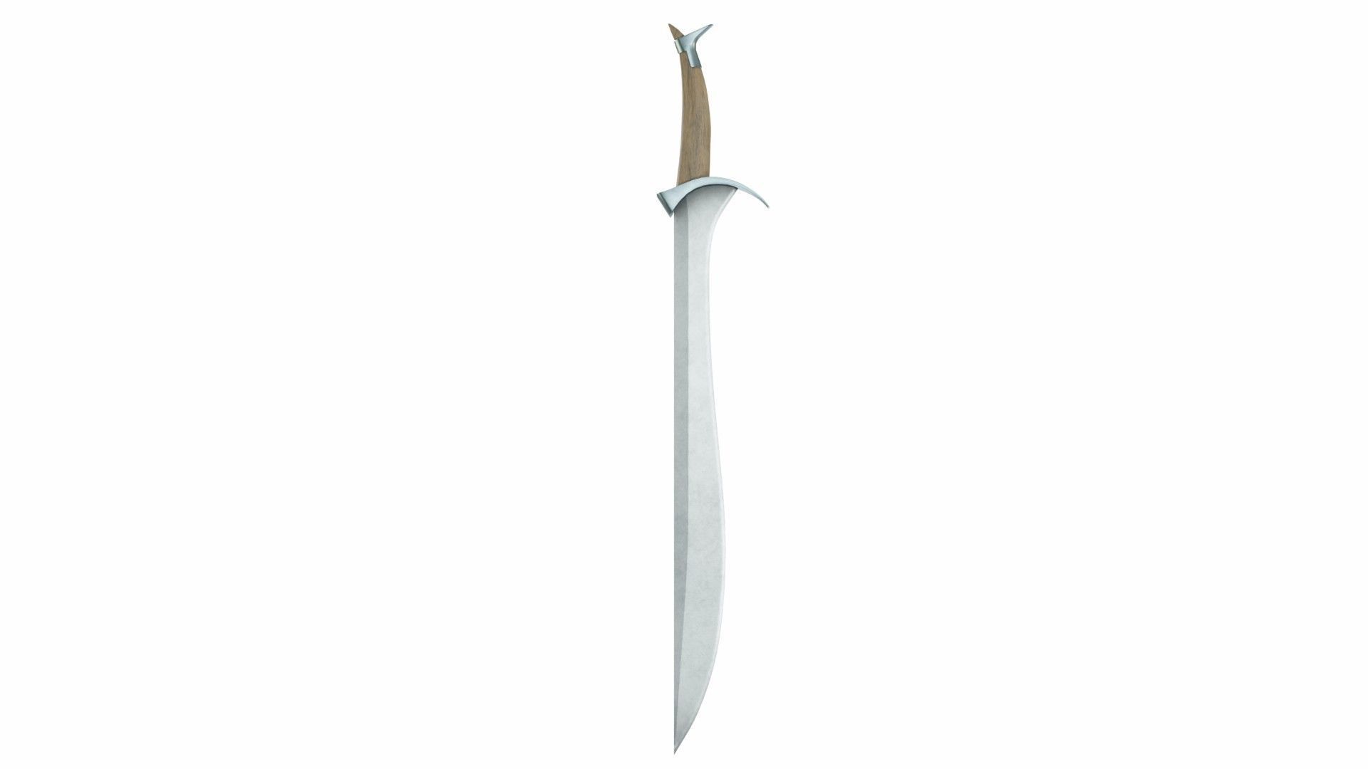 Collection of 36 curved swords 3D model_30