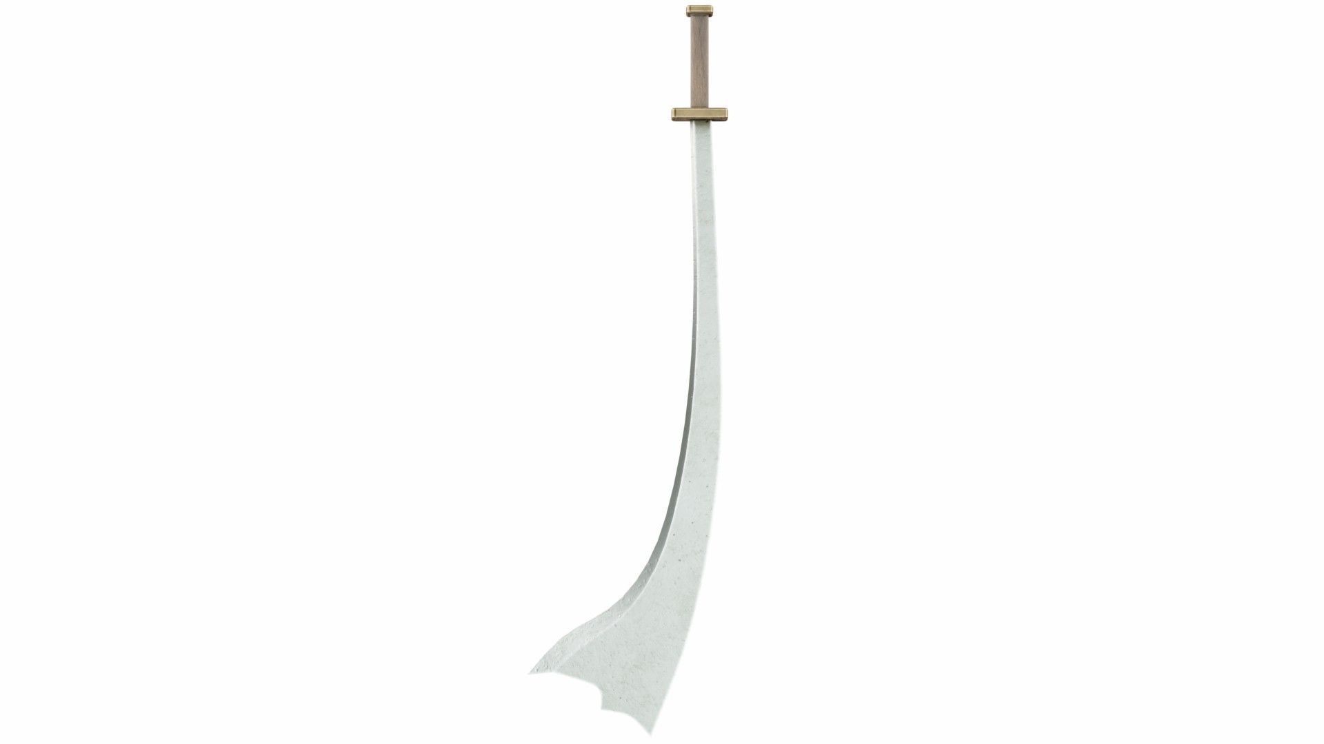 Collection of 36 curved swords 3D model_11