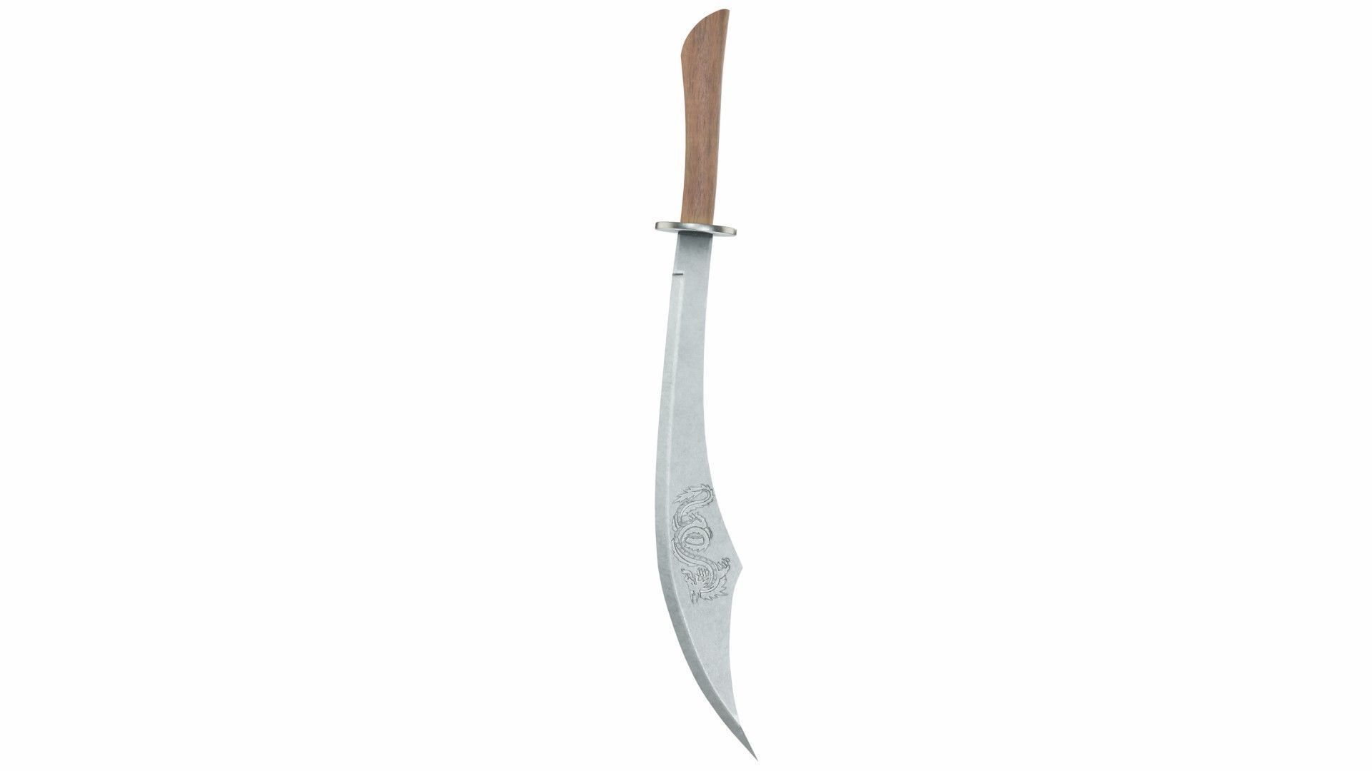 Collection of 36 curved swords 3D model_31