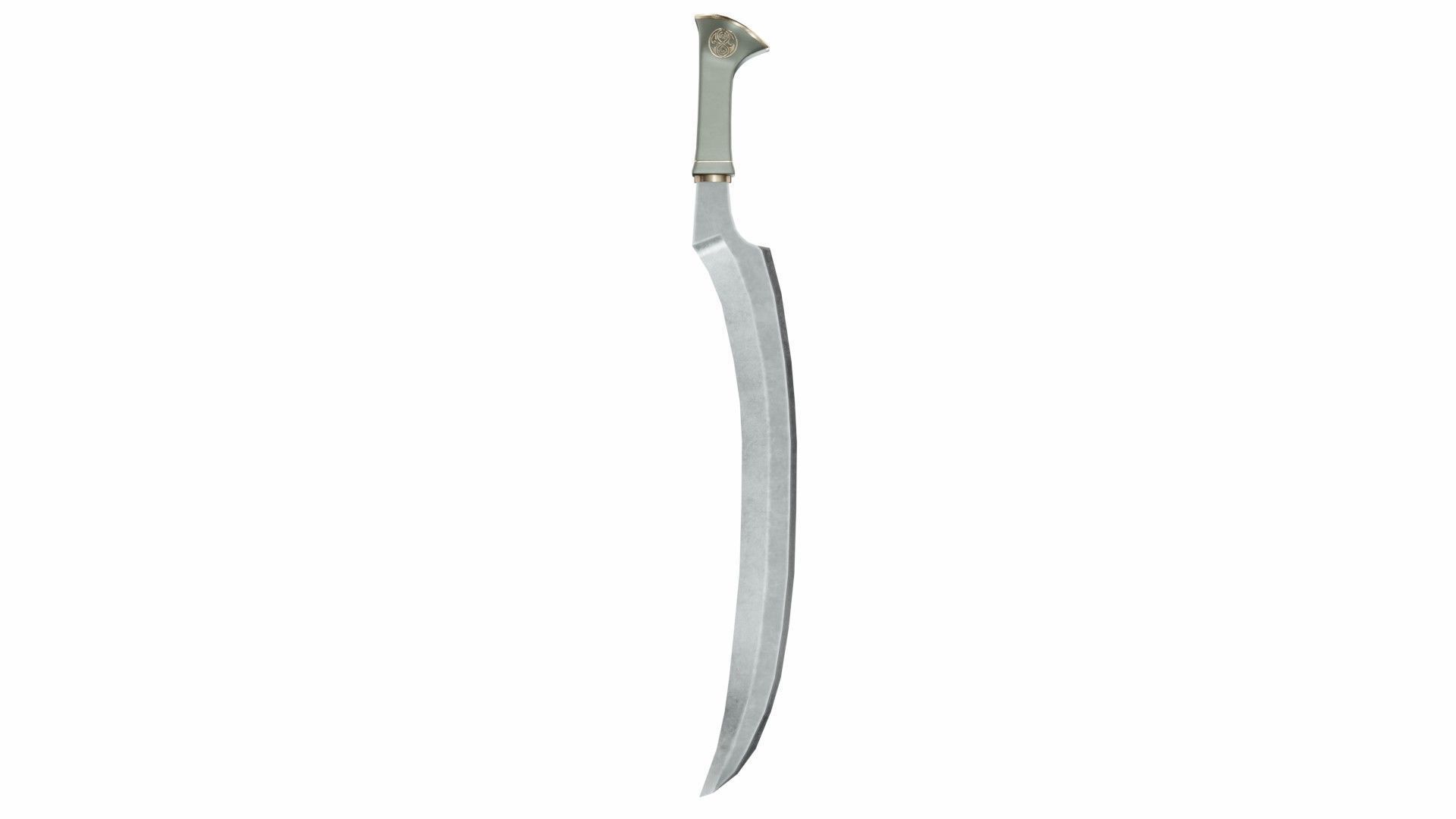 Collection of 36 curved swords 3D model_12