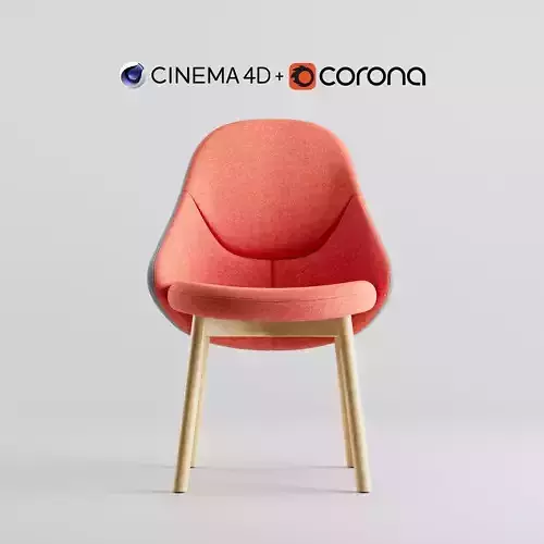 Albu Chair By Ton C4D and Corona Renderer