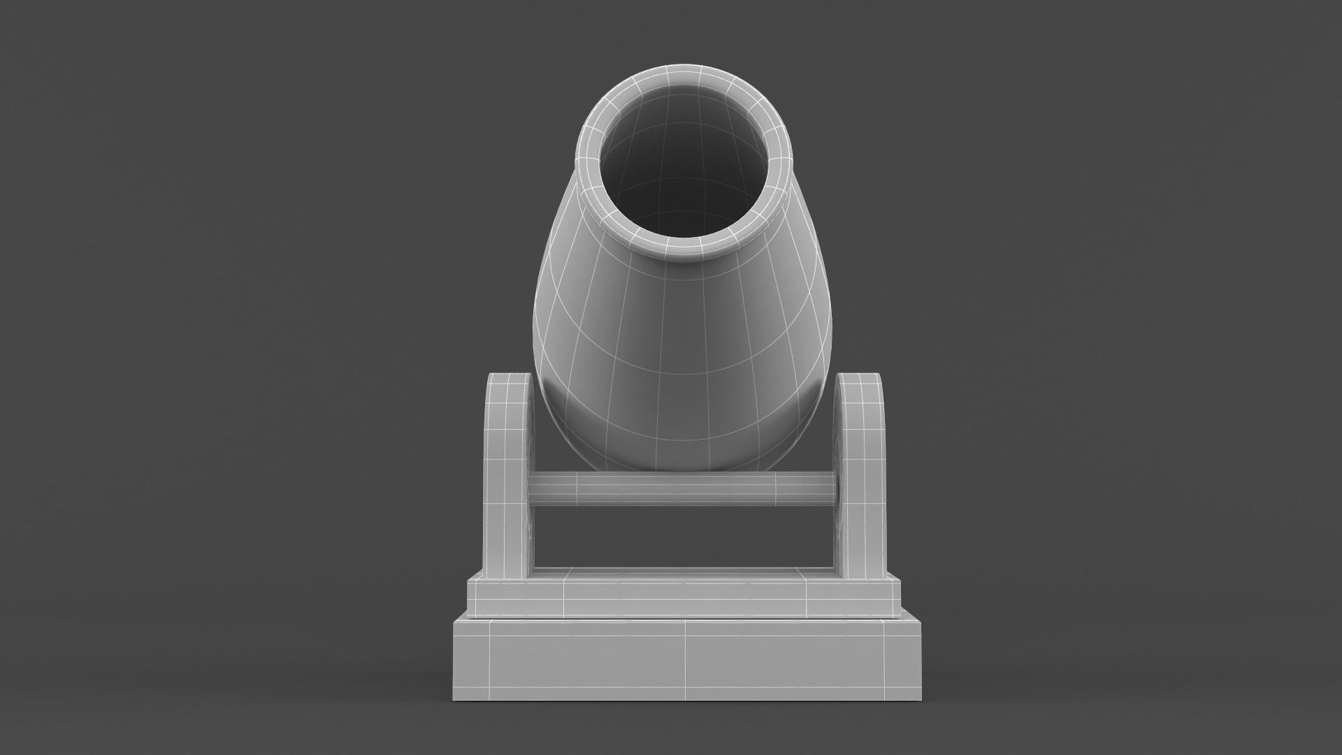 Circus Cannon 3D model_8