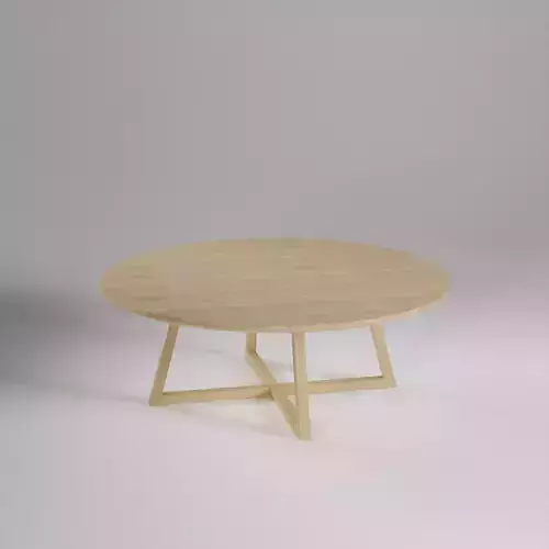 Coffe table oak round