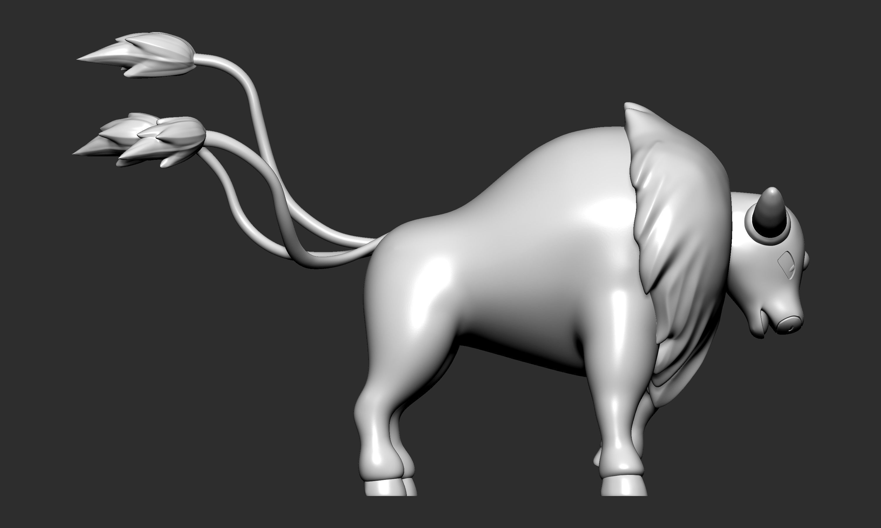 Pokemon - Paldean Tauros 3D print model_6