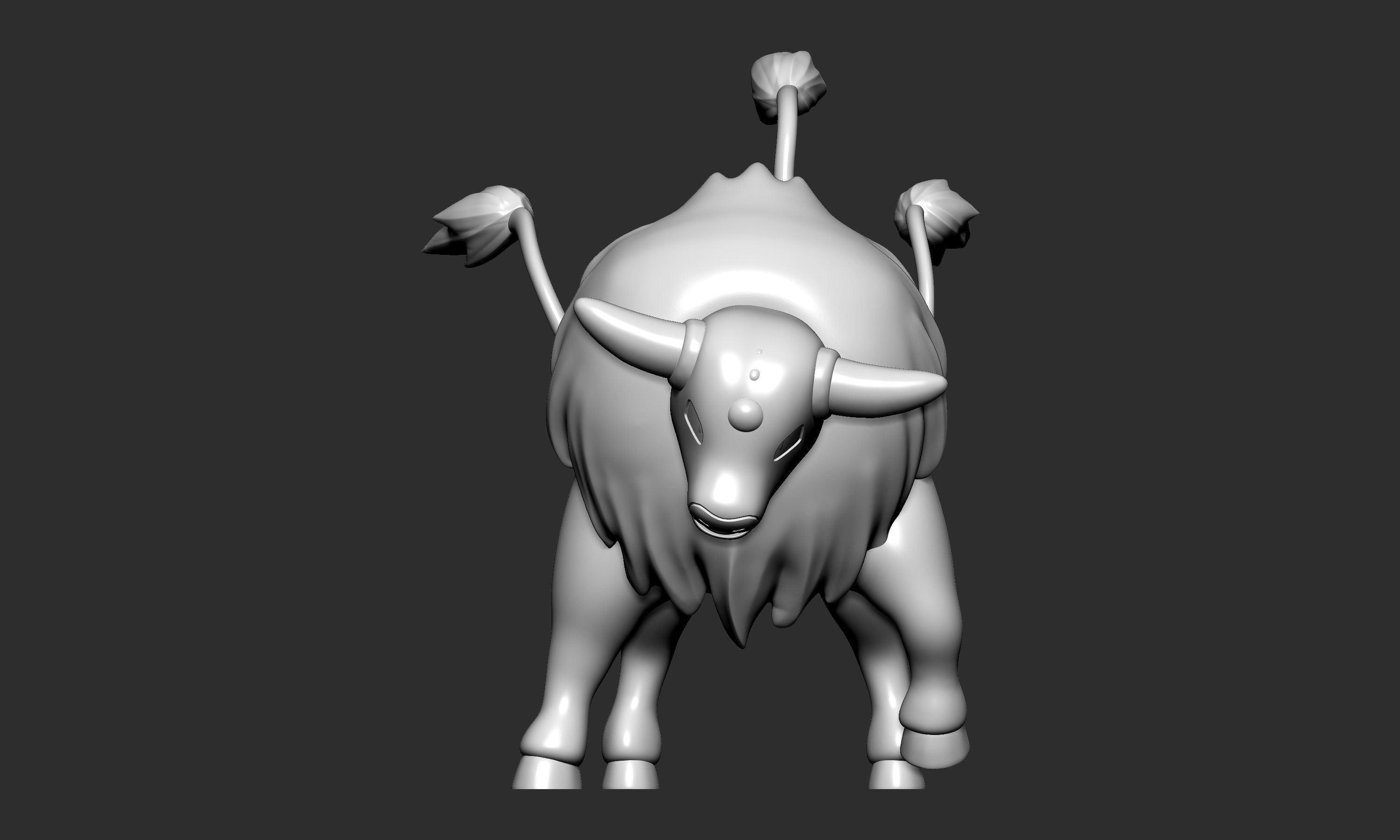 Pokemon - Paldean Tauros 3D print model_5
