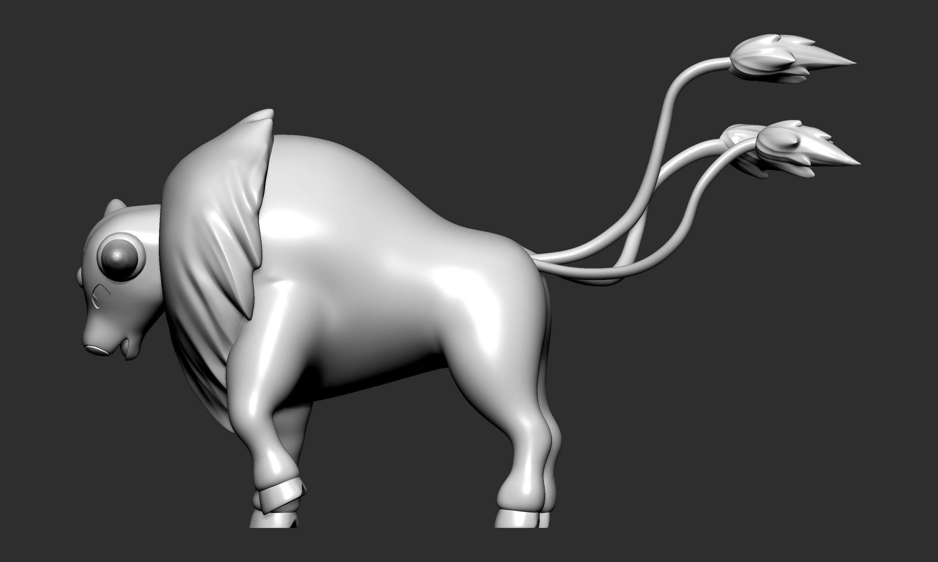 Pokemon - Paldean Tauros 3D print model_8