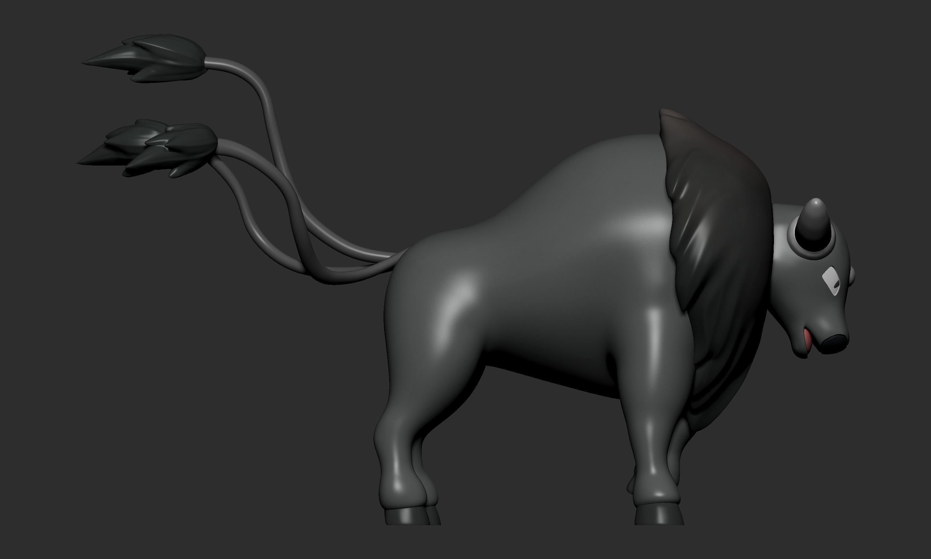 Pokemon - Paldean Tauros 3D print model_3