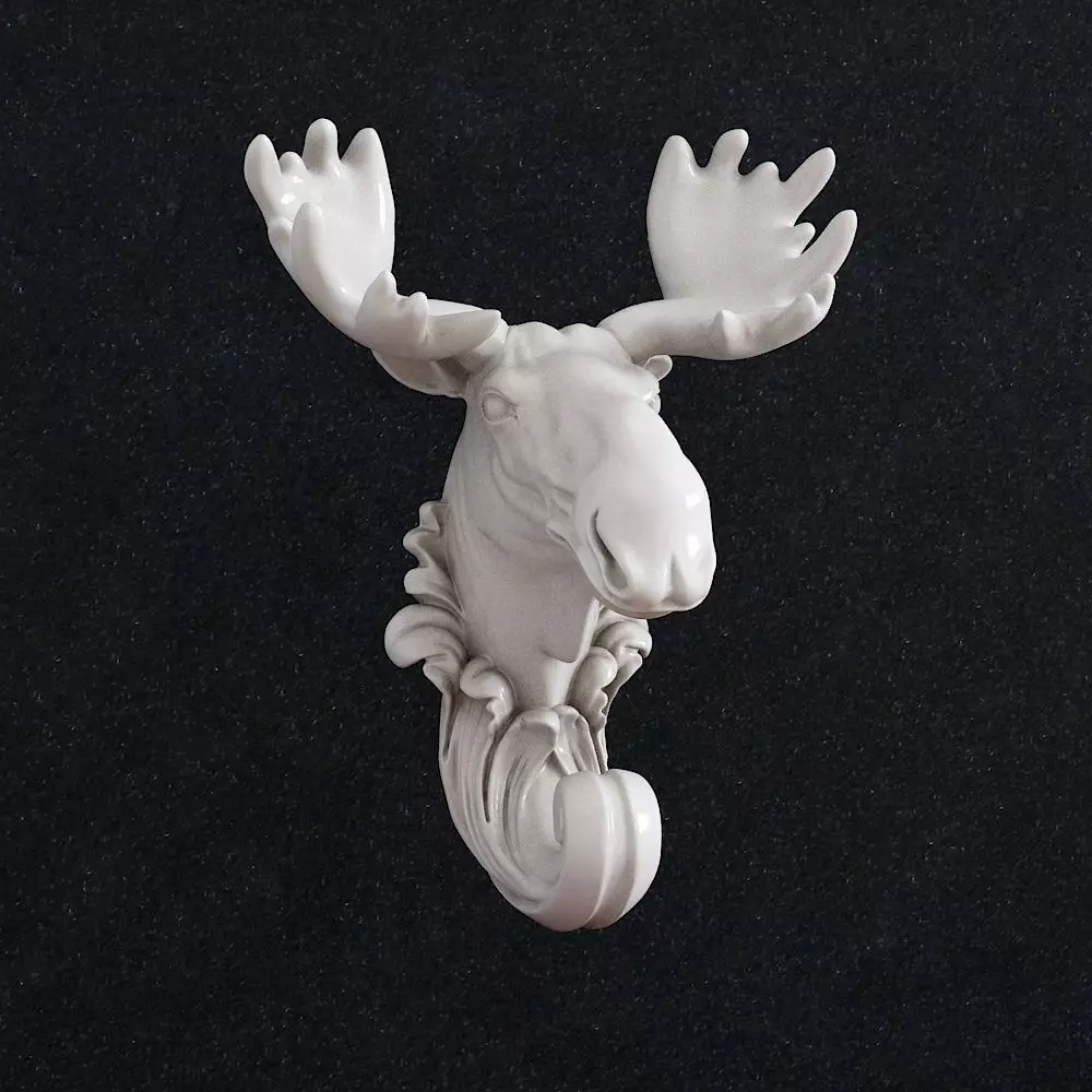 Hook moose 3D print model_0