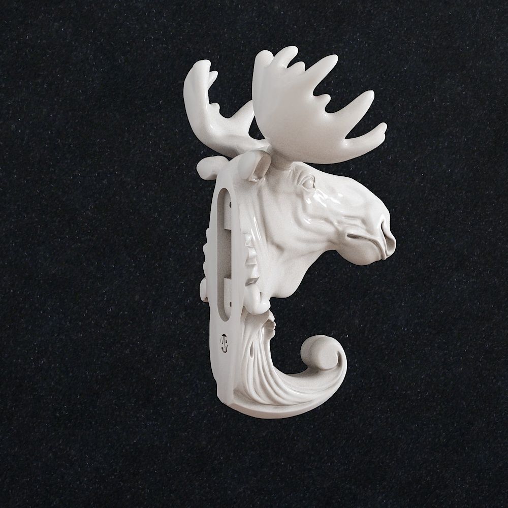 Hook moose 3D print model_1