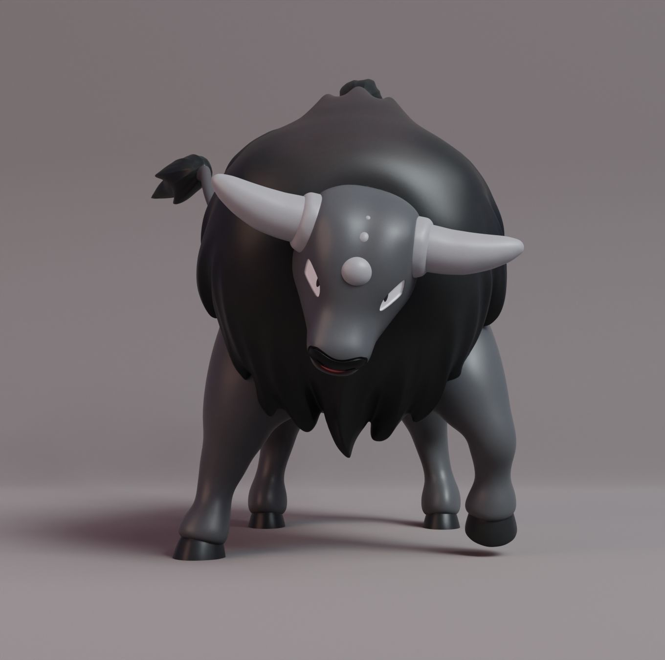 Pokemon - Paldean Tauros All Forms  3D print model_6