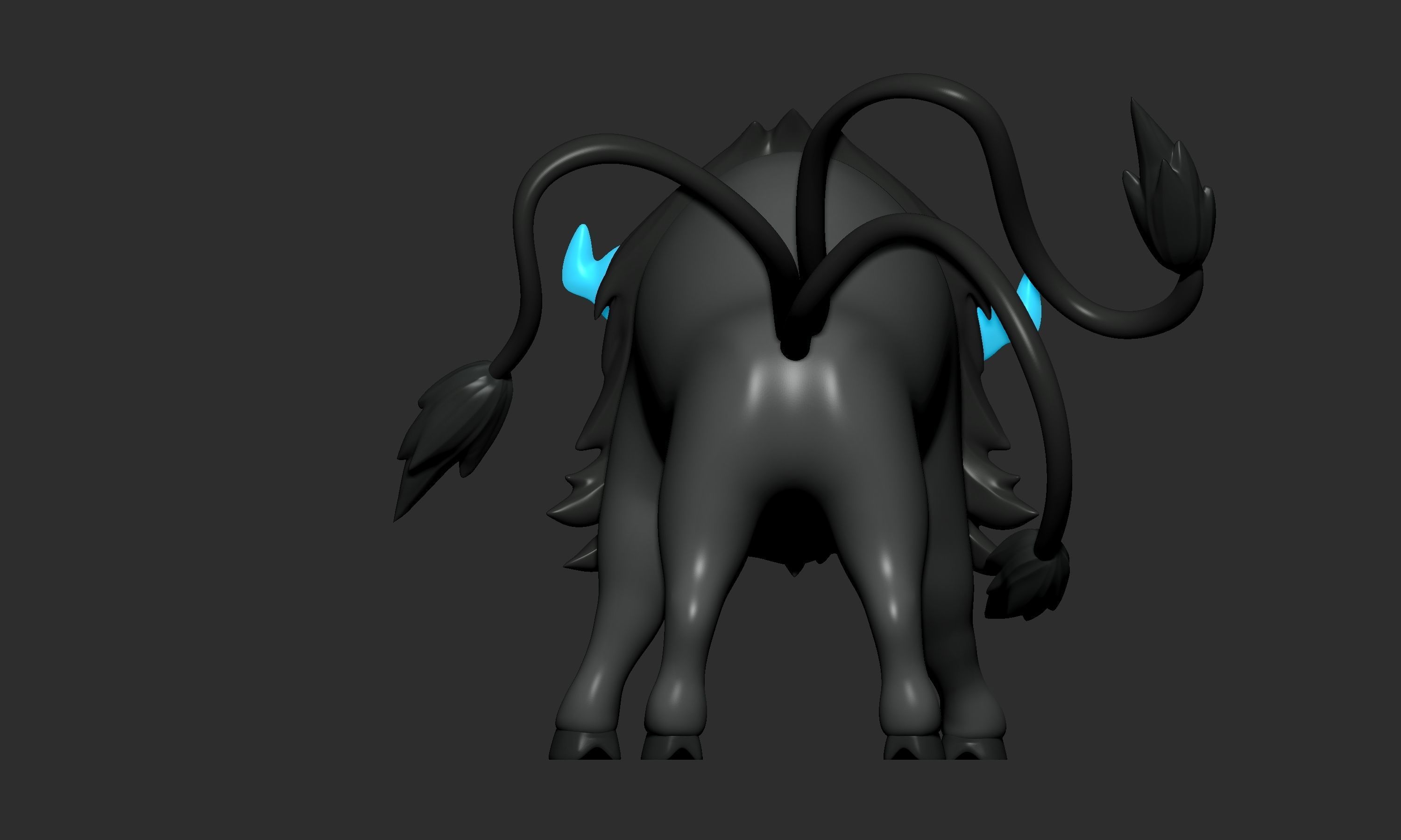Pokemon - Paldean Tauros All Forms  3D print model_4