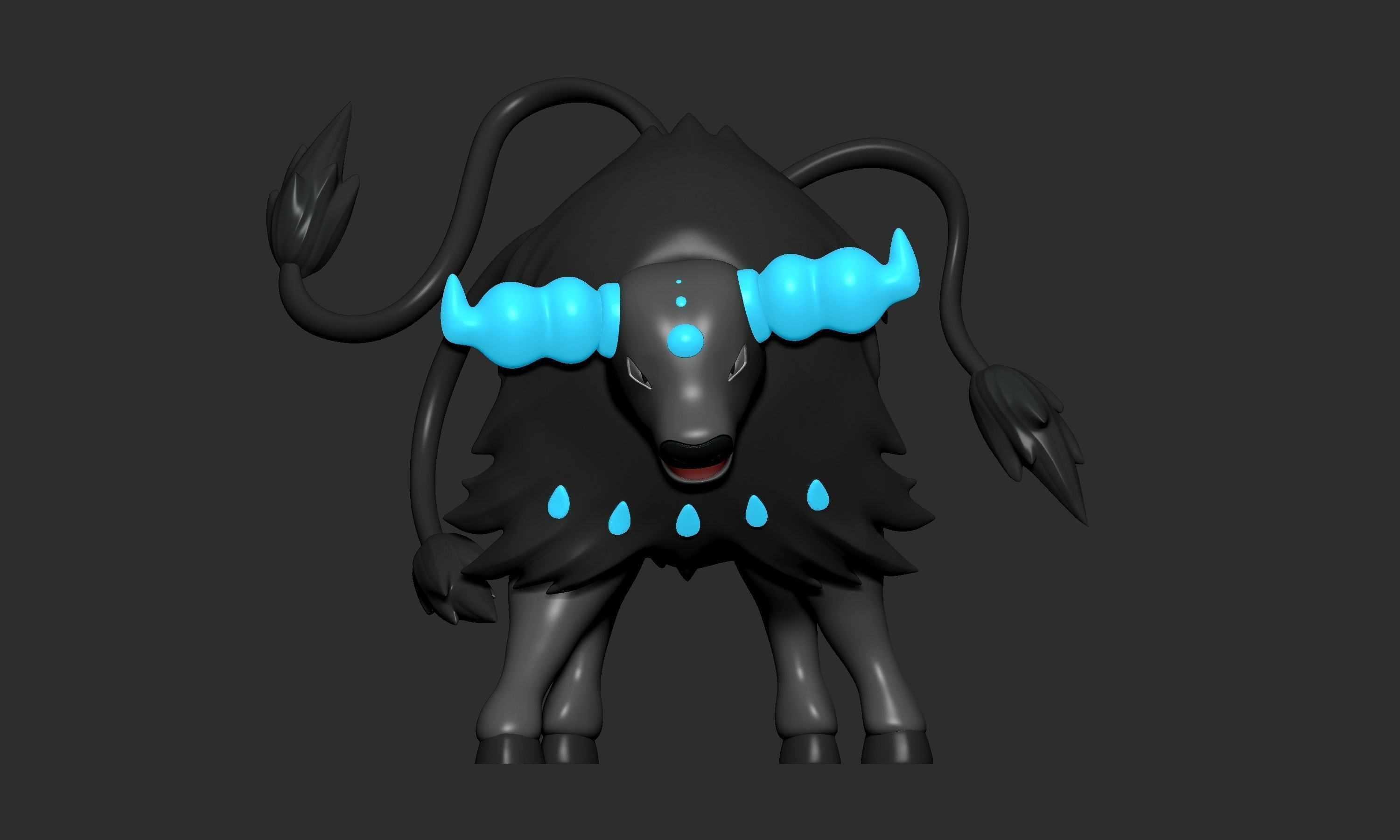 Pokemon - Paldean Tauros All Forms  3D print model_2