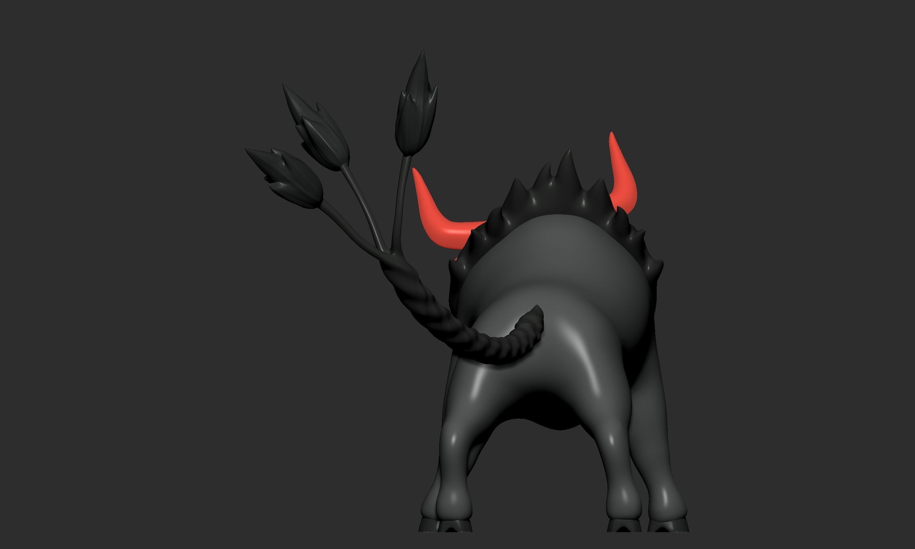 Pokemon - Paldean Tauros All Forms  3D print model_13