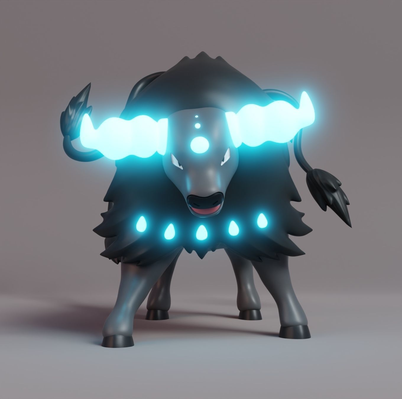 Pokemon - Paldean Tauros All Forms  3D print model_1