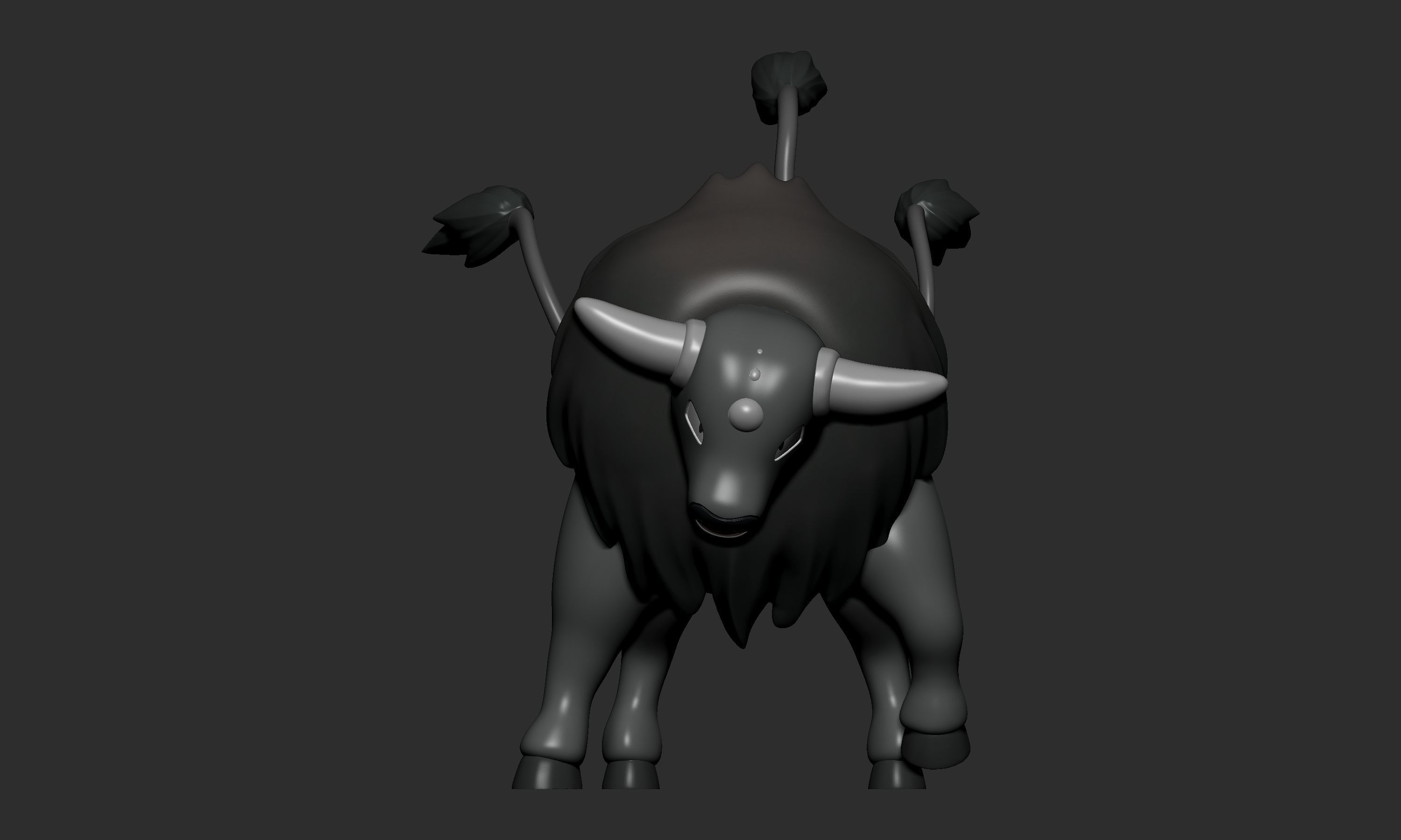 Pokemon - Paldean Tauros All Forms  3D print model_7