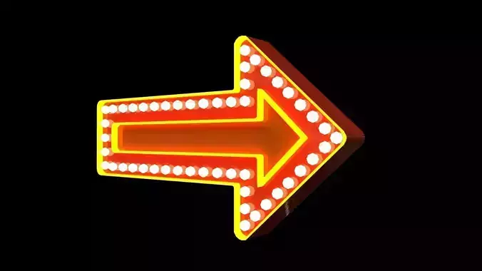 3D Model Arrow light