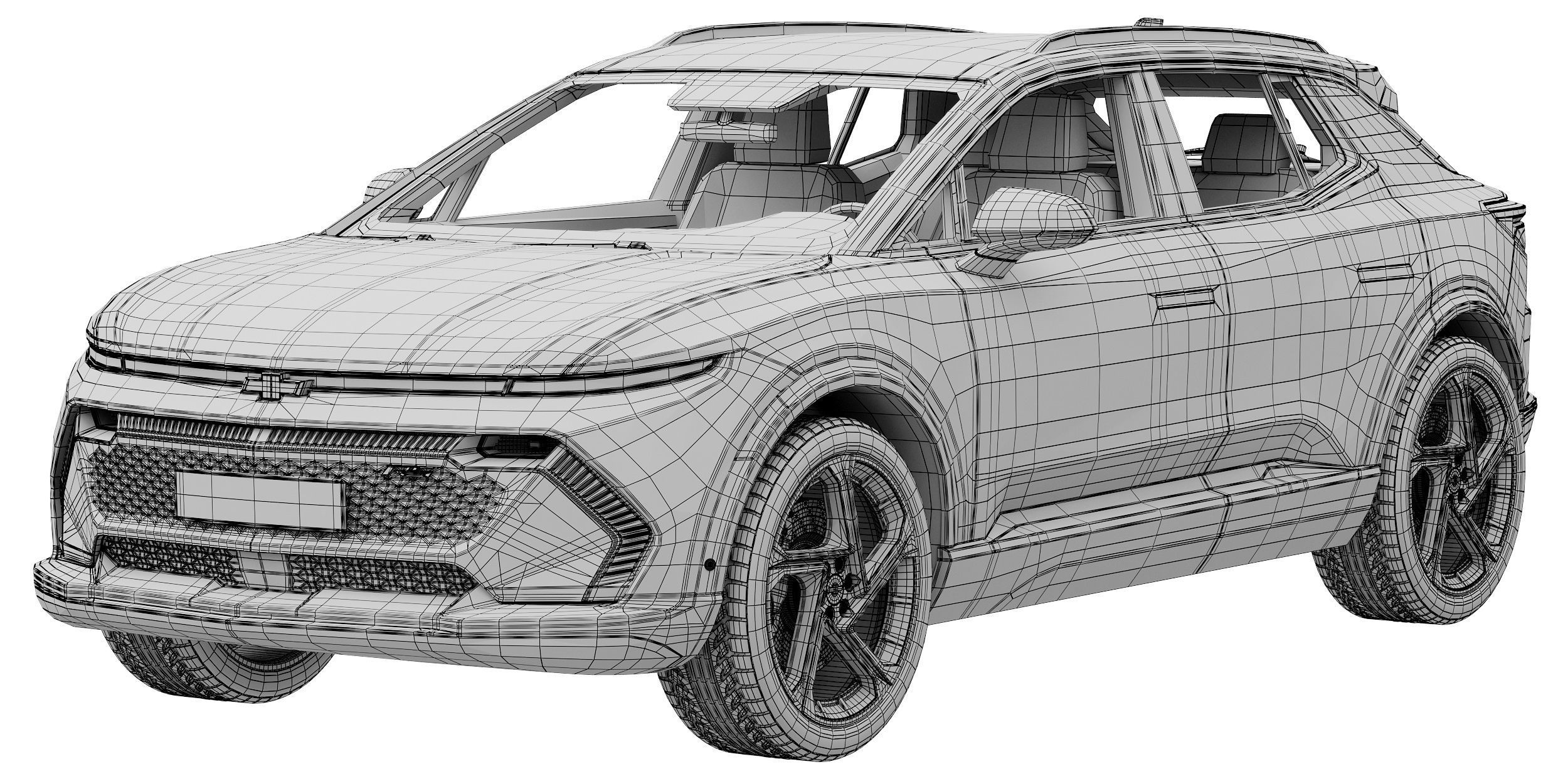 Chevrolet Equinox EV RS 2024 3D model_13