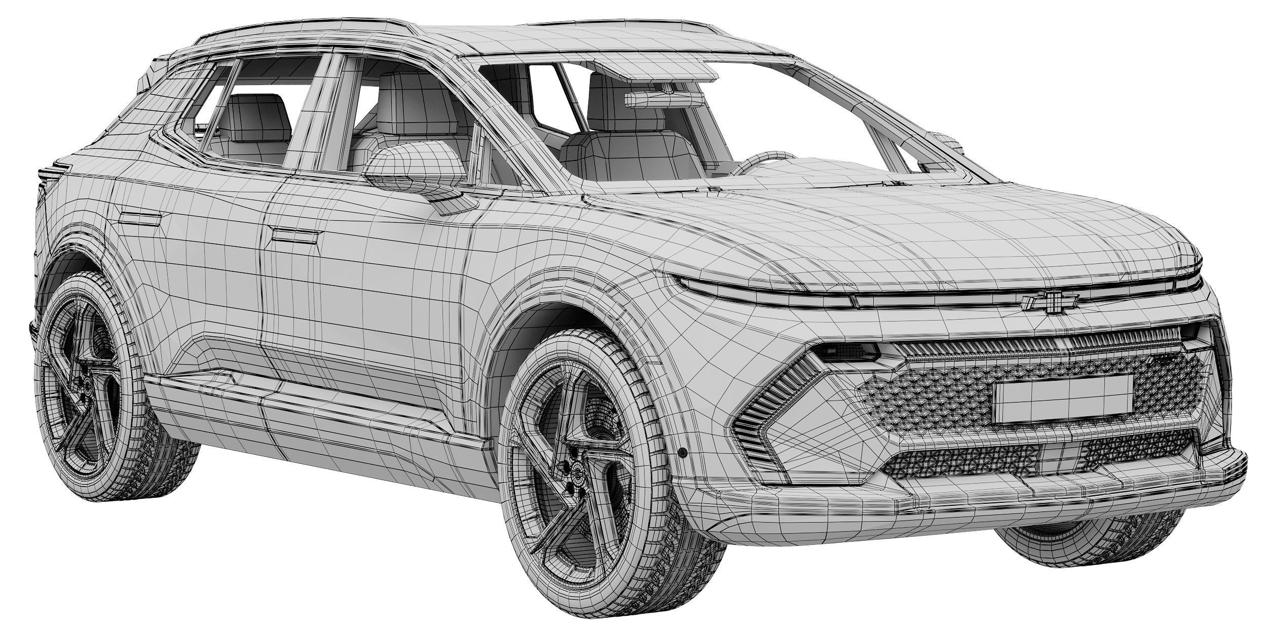 Chevrolet Equinox EV RS 2024 3D model_14