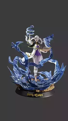 Noelle diorama Black clover 3D print model
