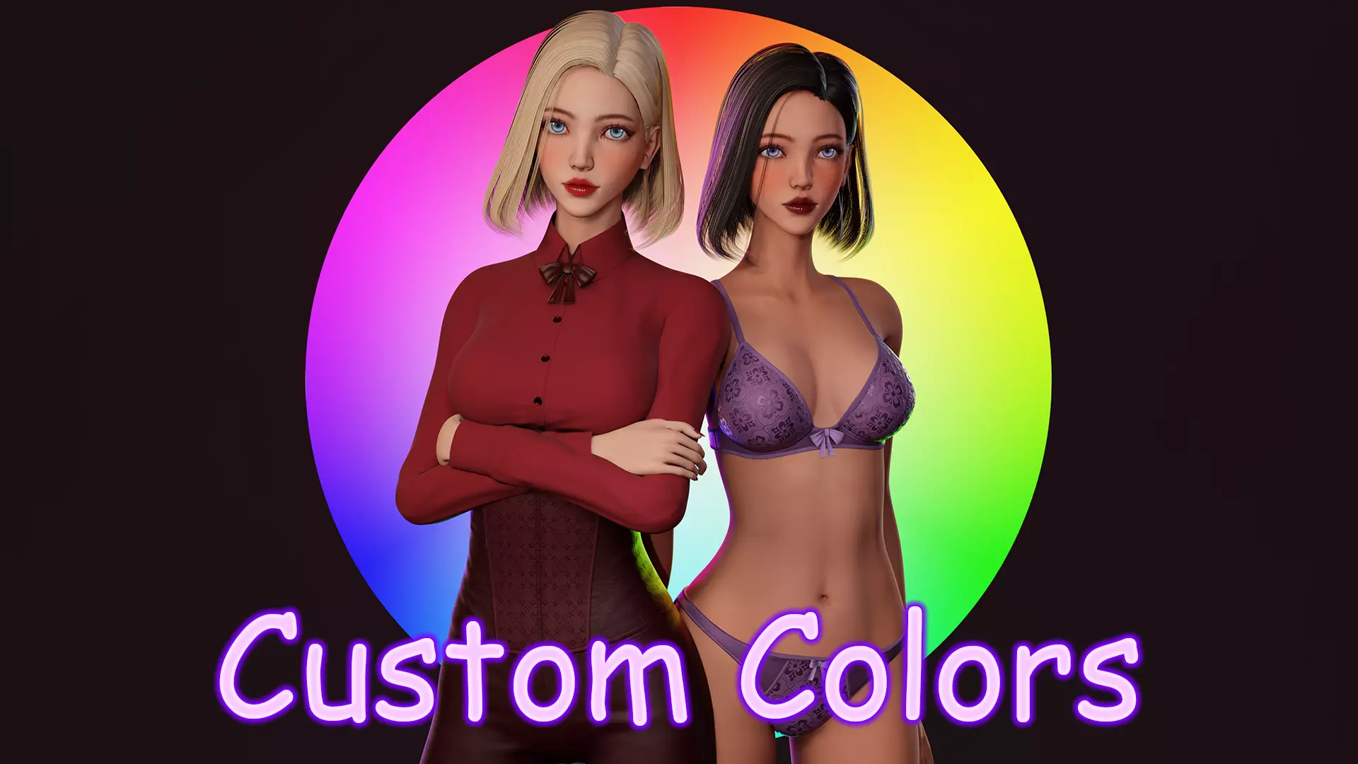 Girl - Game Ready Low-poly 3D model_5