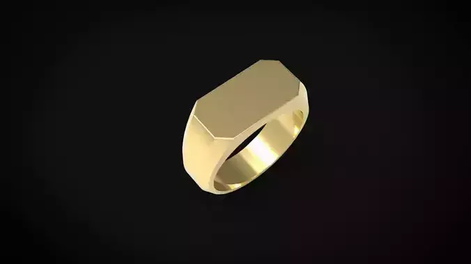 Signet Ring for Men or Woman Unisex Model 3D MODEL