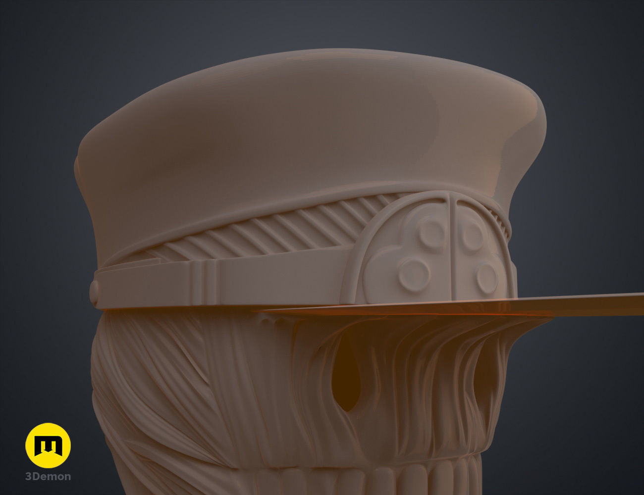 Katana Man Helmet - Chainsaw Man 3D print model_16