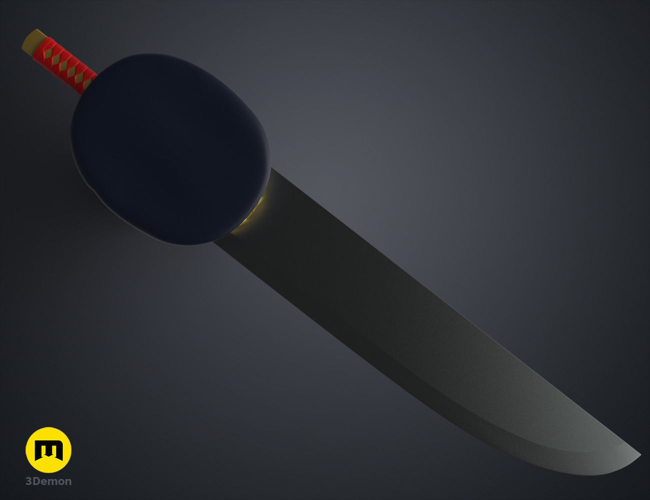 Katana Man Helmet - Chainsaw Man 3D print model_1