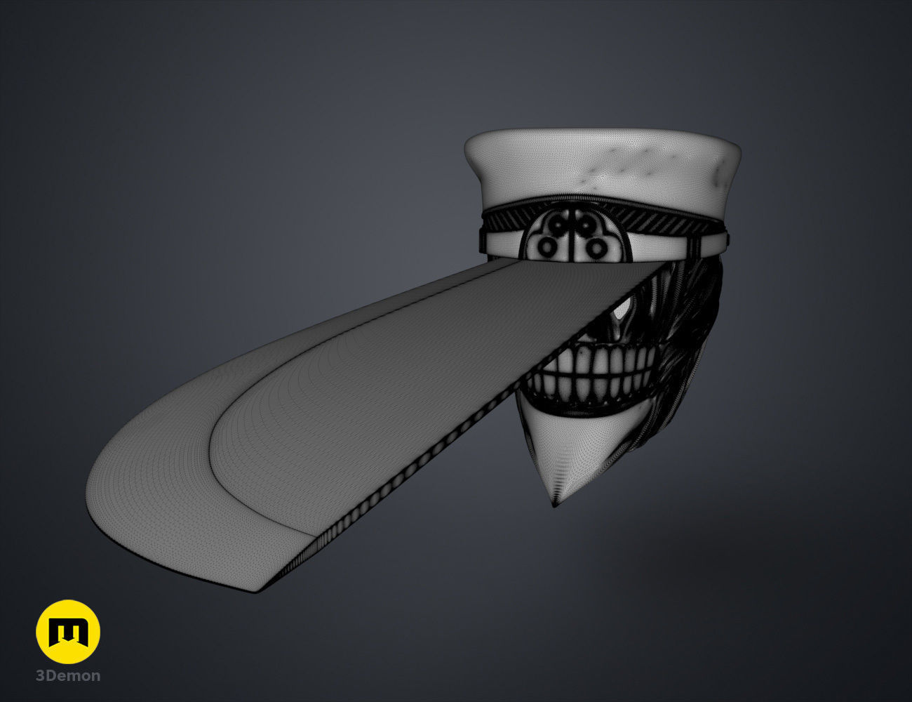 Katana Man Helmet - Chainsaw Man 3D print model_19