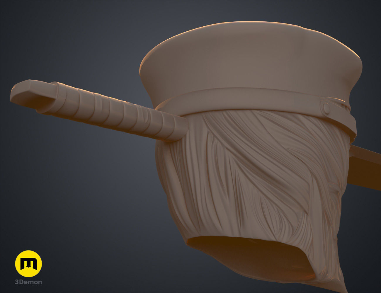 Katana Man Helmet - Chainsaw Man 3D print model_14