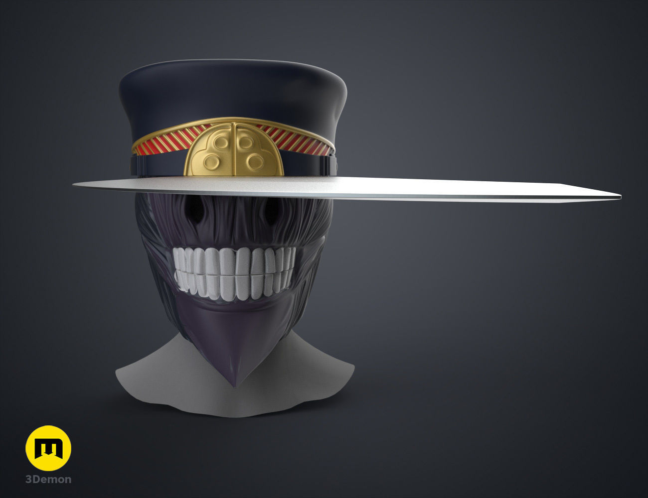 Katana Man Helmet - Chainsaw Man 3D print model_22