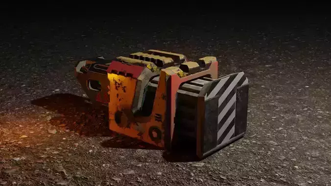 push machine 3D model